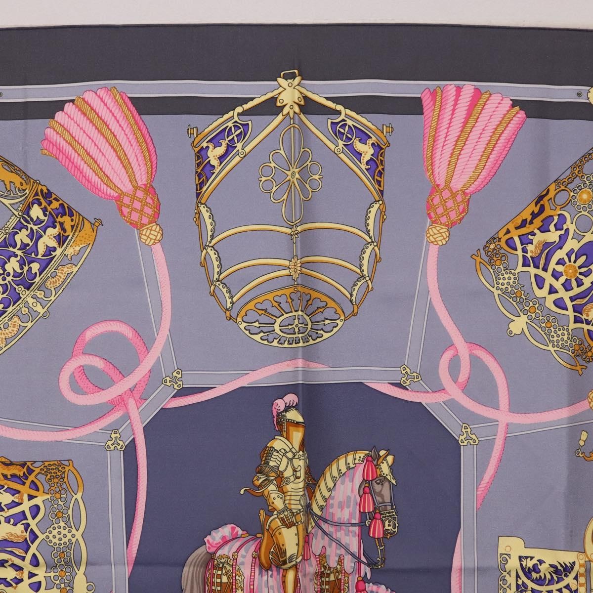 Hermes Carré 90 Silk multicolor, Blue, Silk, Scarf