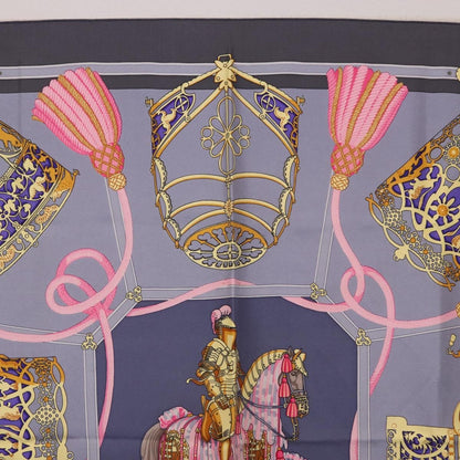 Hermes Carré 90 Silk multicolor, Blue, Silk, Scarf