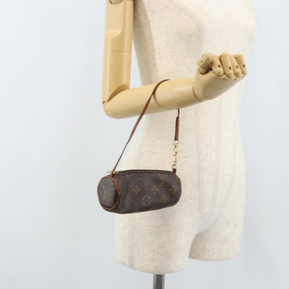 Louis Vuitton Papillon Pochette Monogram Canvas, Brown, Canvas, Clutch