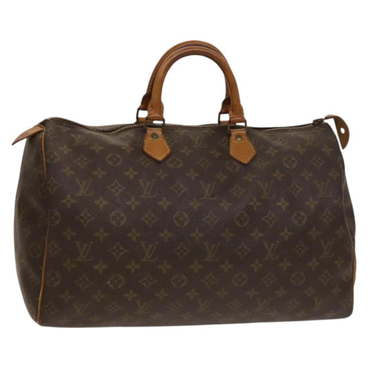 Louis Vuitton Speedy Bandouliere Bag Monogram Canvas, BROWN, CANVAS, Handbag