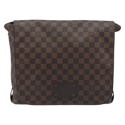 Louis Vuitton Brooklyn Damier, Brown, Canvas, Shoulder Bag