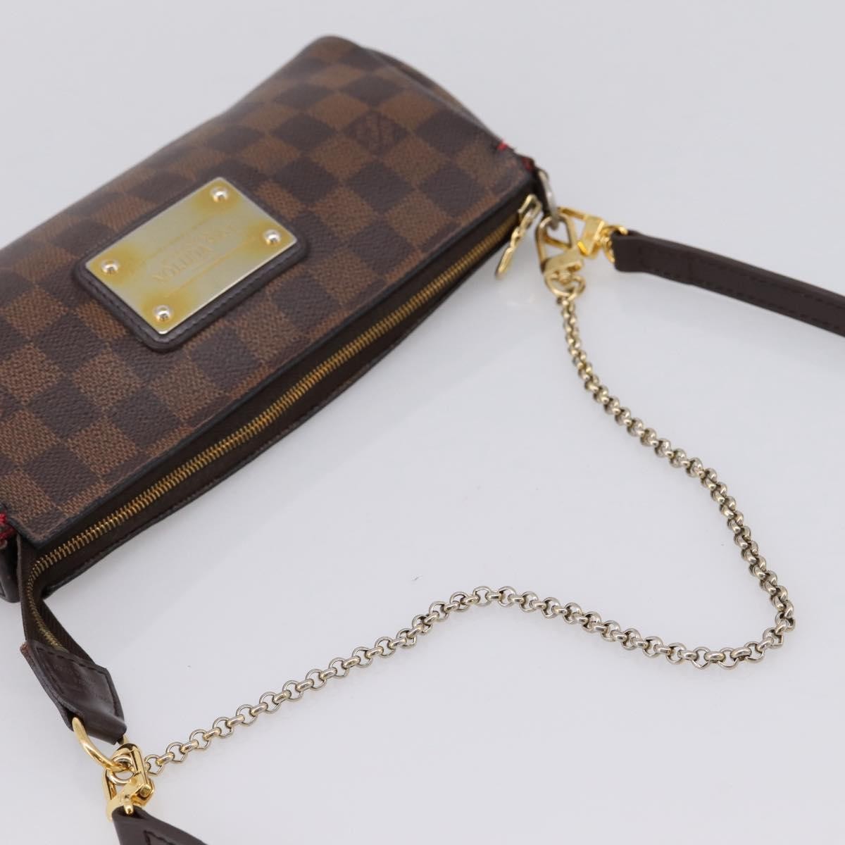 Louis Vuitton Eva Damier, Brown, Canvas, Handbag