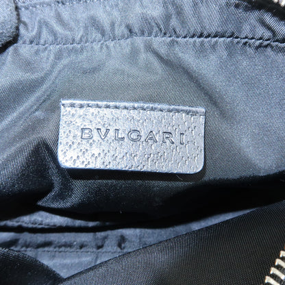 Bvlgari Pouch Canvas, Black, Canvas, Clutch