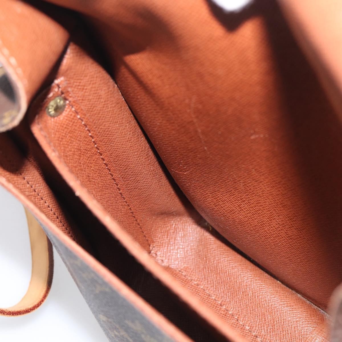 Louis Vuitton Cartouchiere Monogram Canvas, Brown, Canvas, Handbag