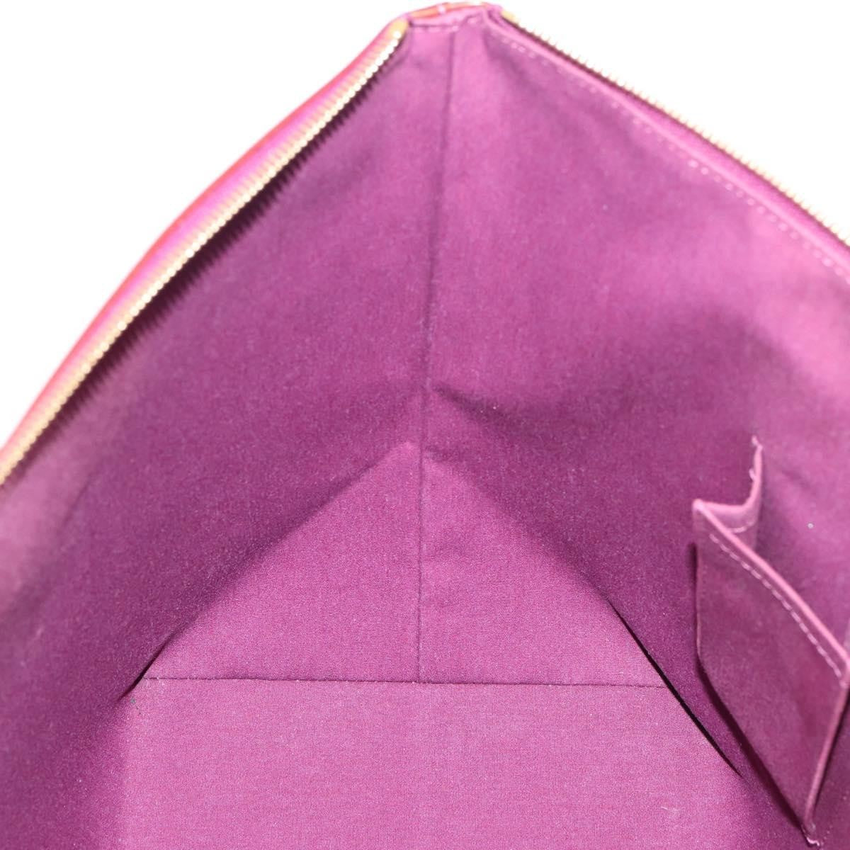 Louis Vuitton Bellevue Monogram Vernis, Purple, Patent Leather, Handbag