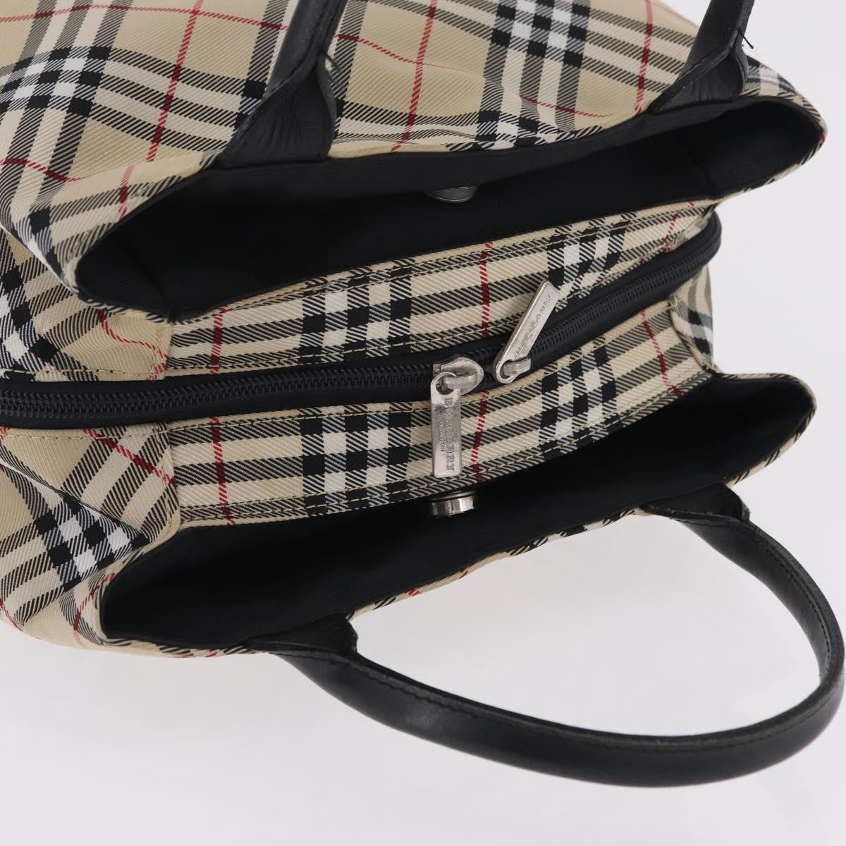Burberry Nova Check Nylon, Beige, Nylon, Handbag