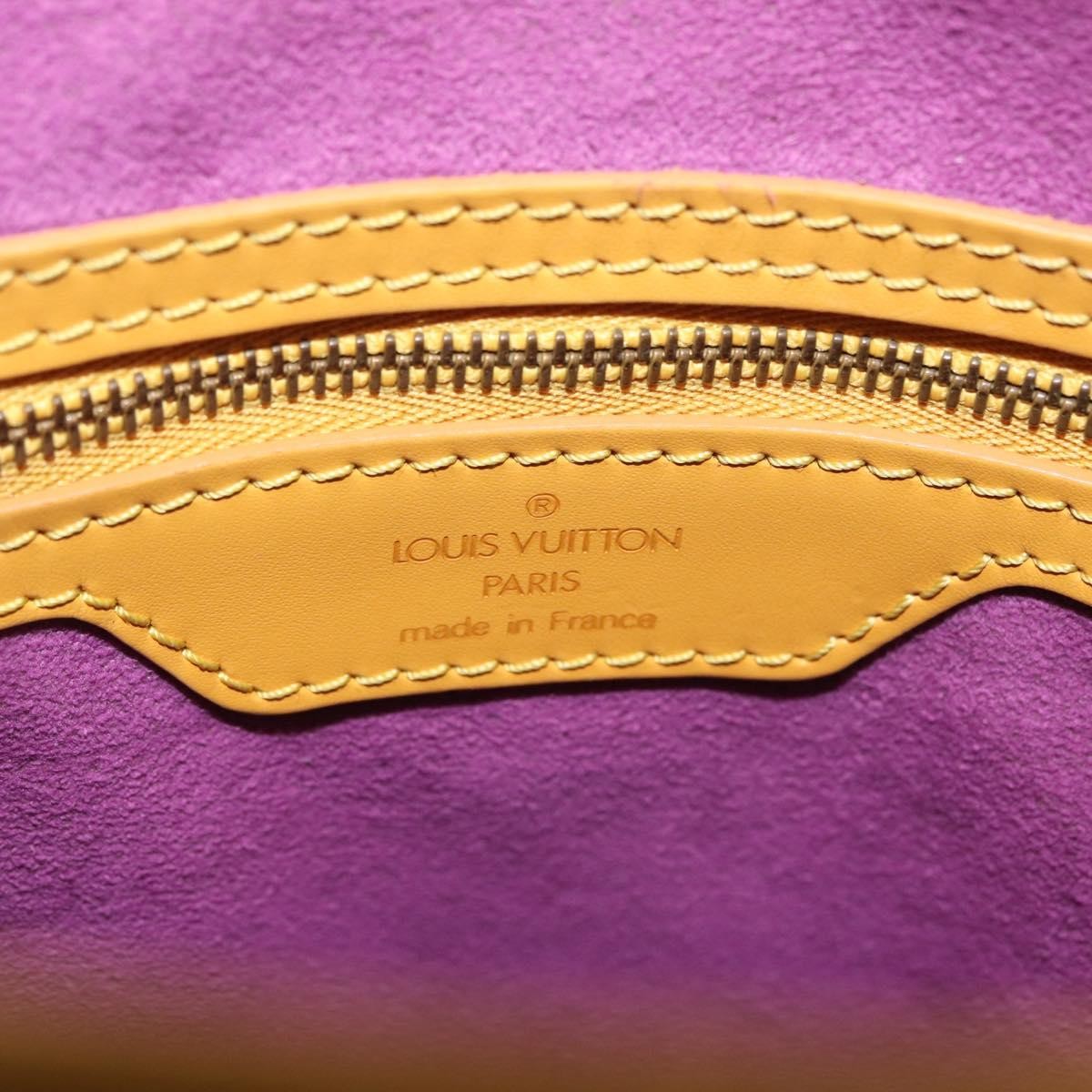 Louis Vuitton Petit Bucket Epi Leather, Yellow, Leather, Handbag
