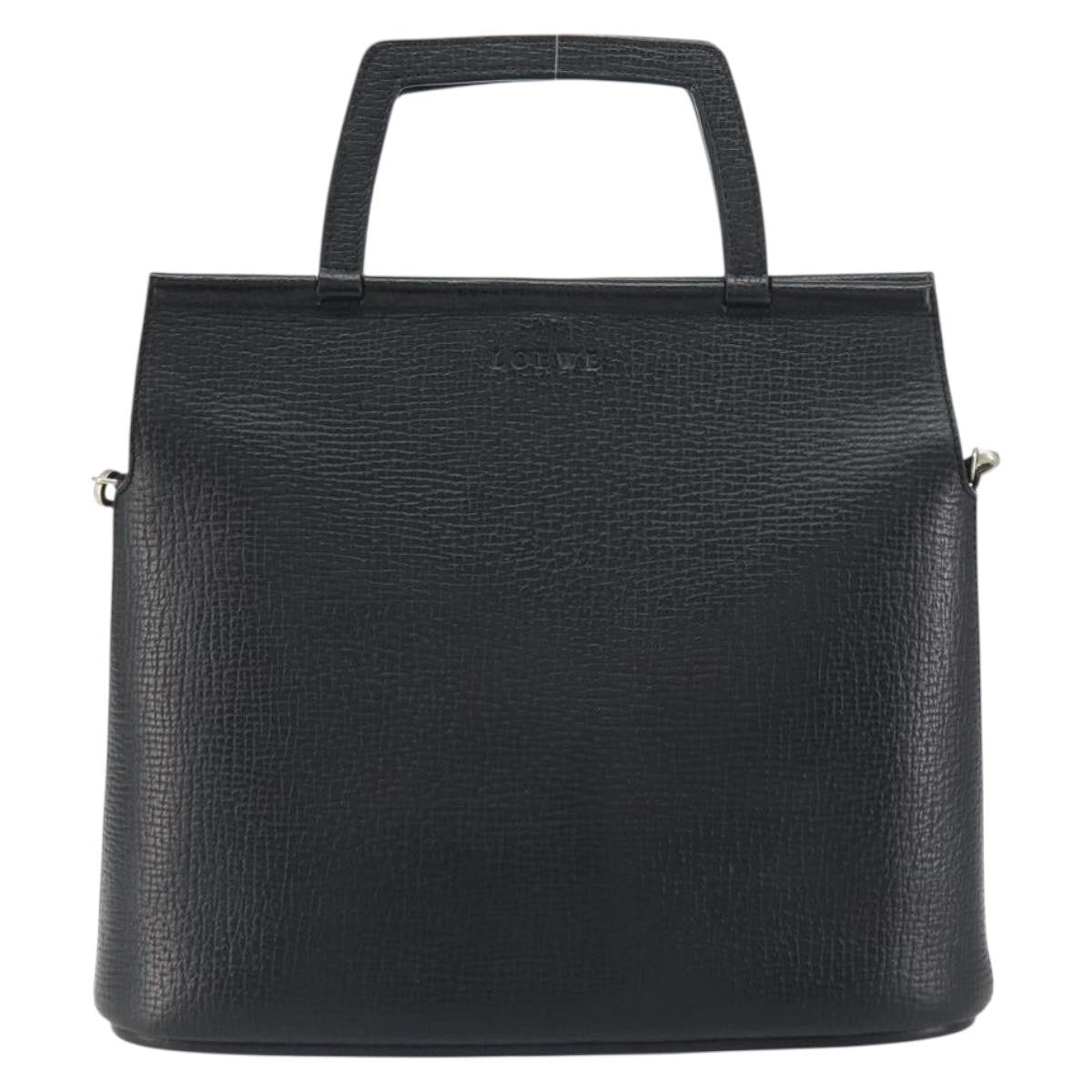 Loewe Vintage Leather, Black, Leather, Handbag