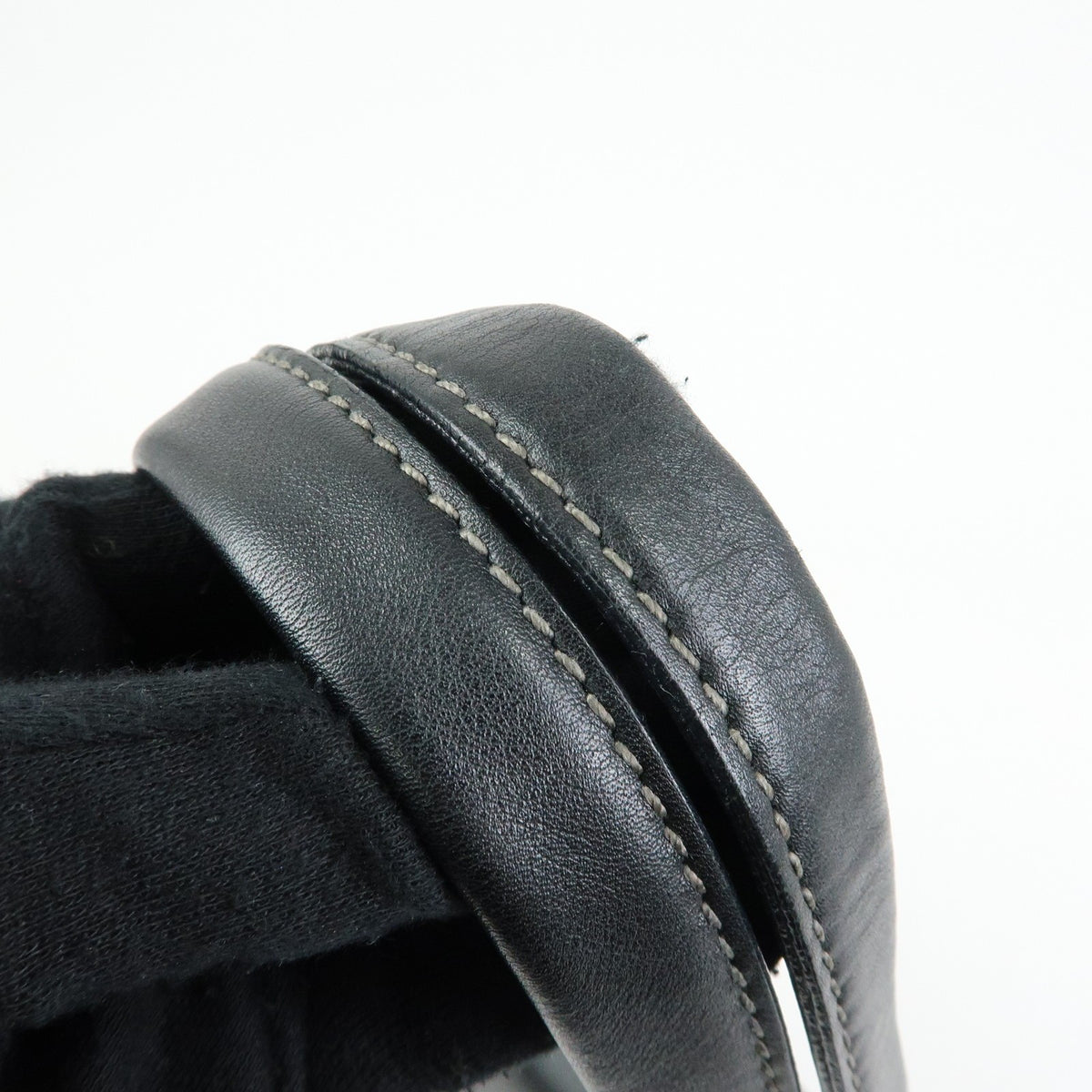 Bvlgari Tote Leather, Black, Leather, Tote Bag