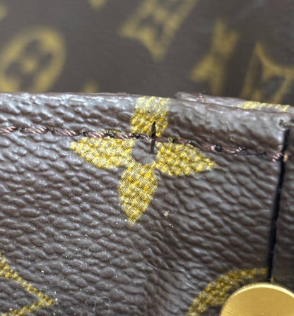 Louis Vuitton Looping Monogram Canvas, Brown, Canvas, Handbag