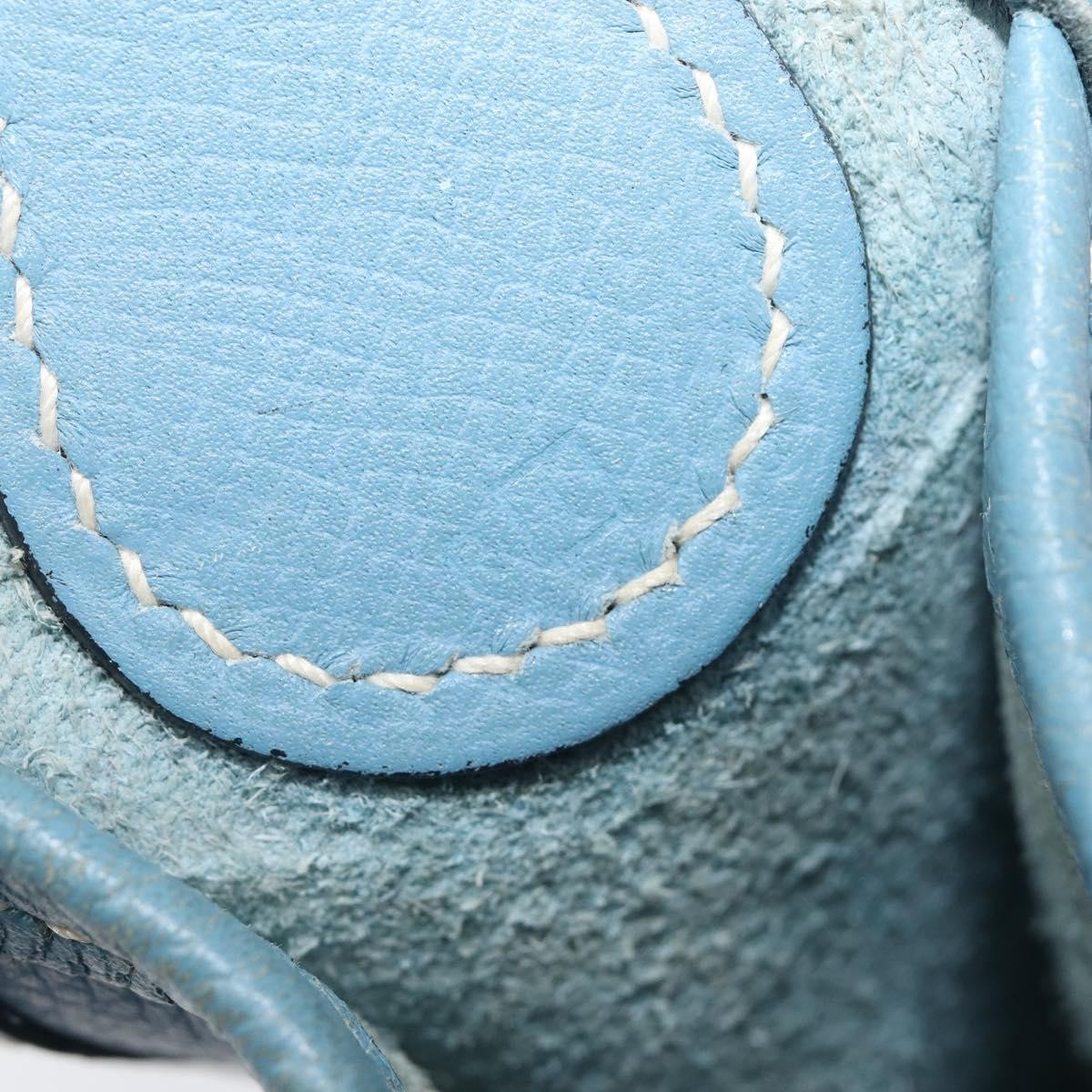 Hermes Vespa Courchevel, Blue, Leather, Shoulder Bag