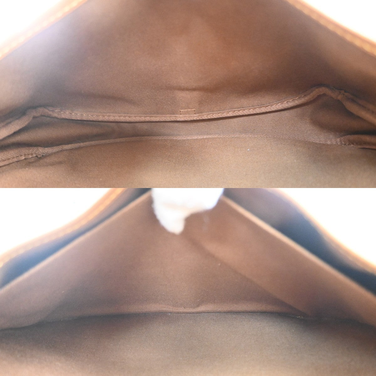 Louis Vuitton Saumur Monogram, Brown, Leather, Shoulder Bag