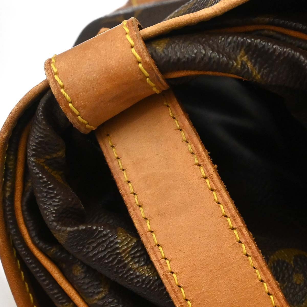 Louis Vuitton Saumur Monogram Canvas, Brown, Canvas, Shoulder Bag