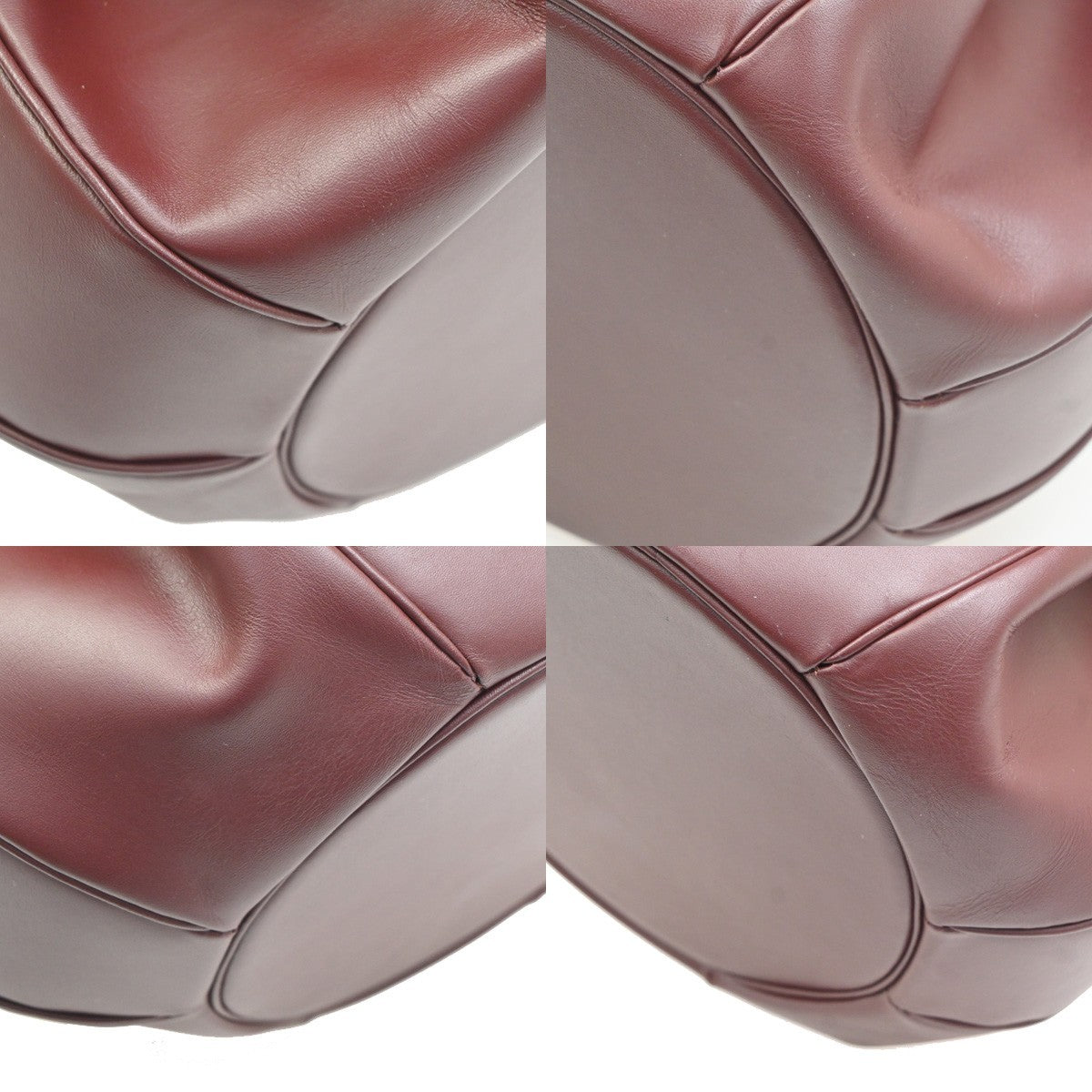 Cartier Must de cartier Leather, Burgundy, Leather, Shoulder Bag