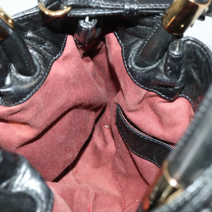 Chloe Victoria Leather, Black, Leather, Handbag