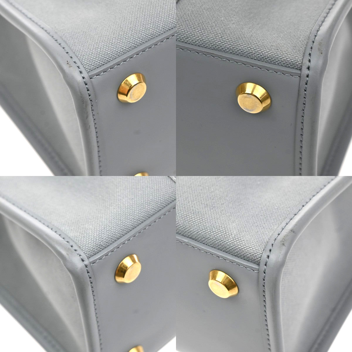 Balenciaga Hardware Canvas, Gray, Canvas, Tote Bag