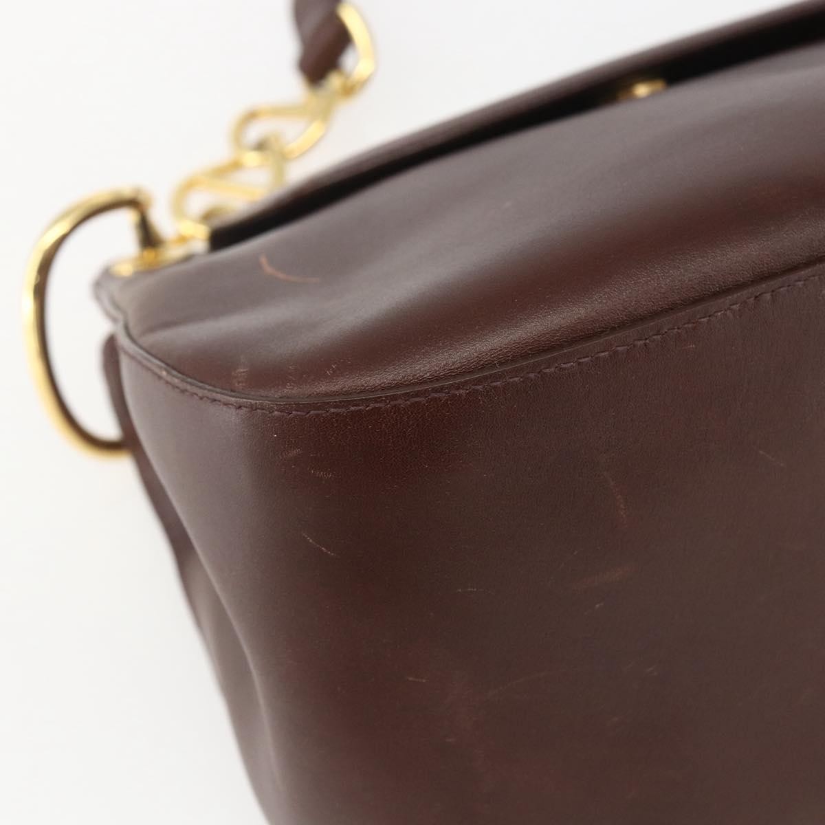 Prada Vintage Leather, Brown, Leather, Shoulder Bag