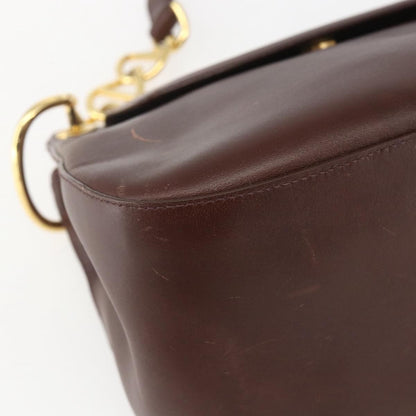Prada Vintage Leather, Brown, Leather, Shoulder Bag