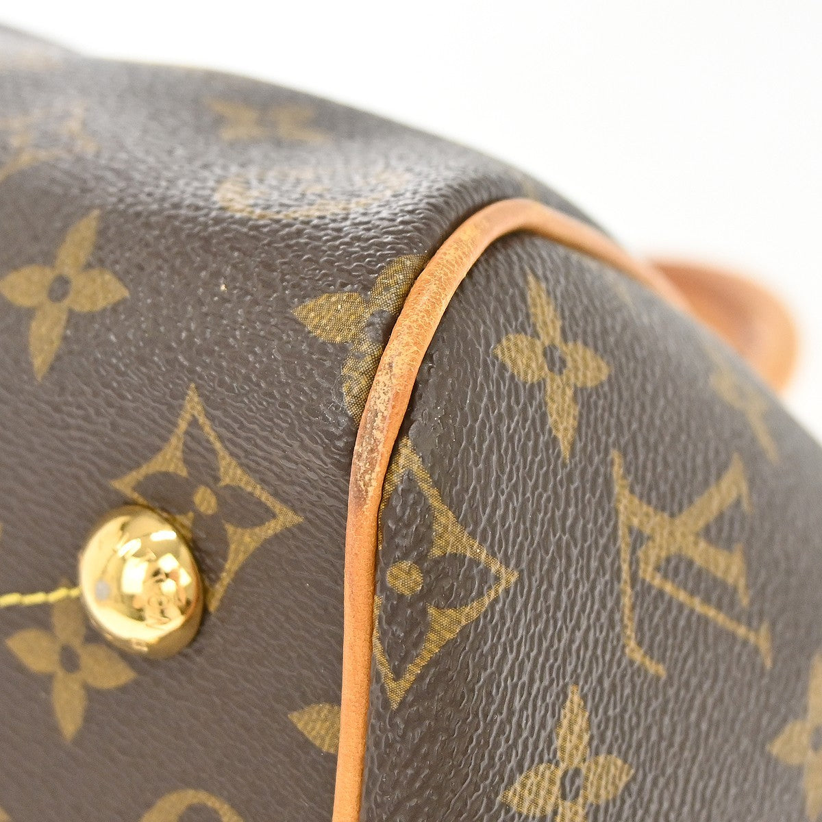 Louis Vuitton Tivoli Monogram Canvas, Brown, Canvas, Handbag