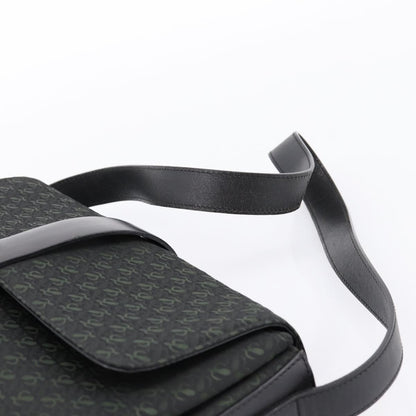 Loewe Vintage Canvas, Green, Canvas, Shoulder Bag
