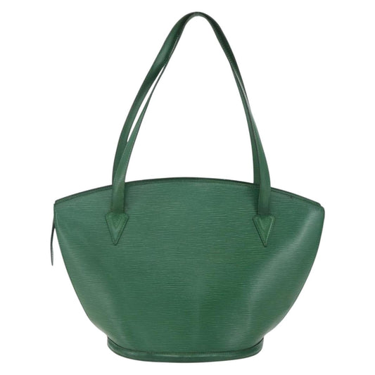 Louis Vuitton Saint Jacques Handbag Epi Leather, GREEN, LEATHER, Shoulder bag