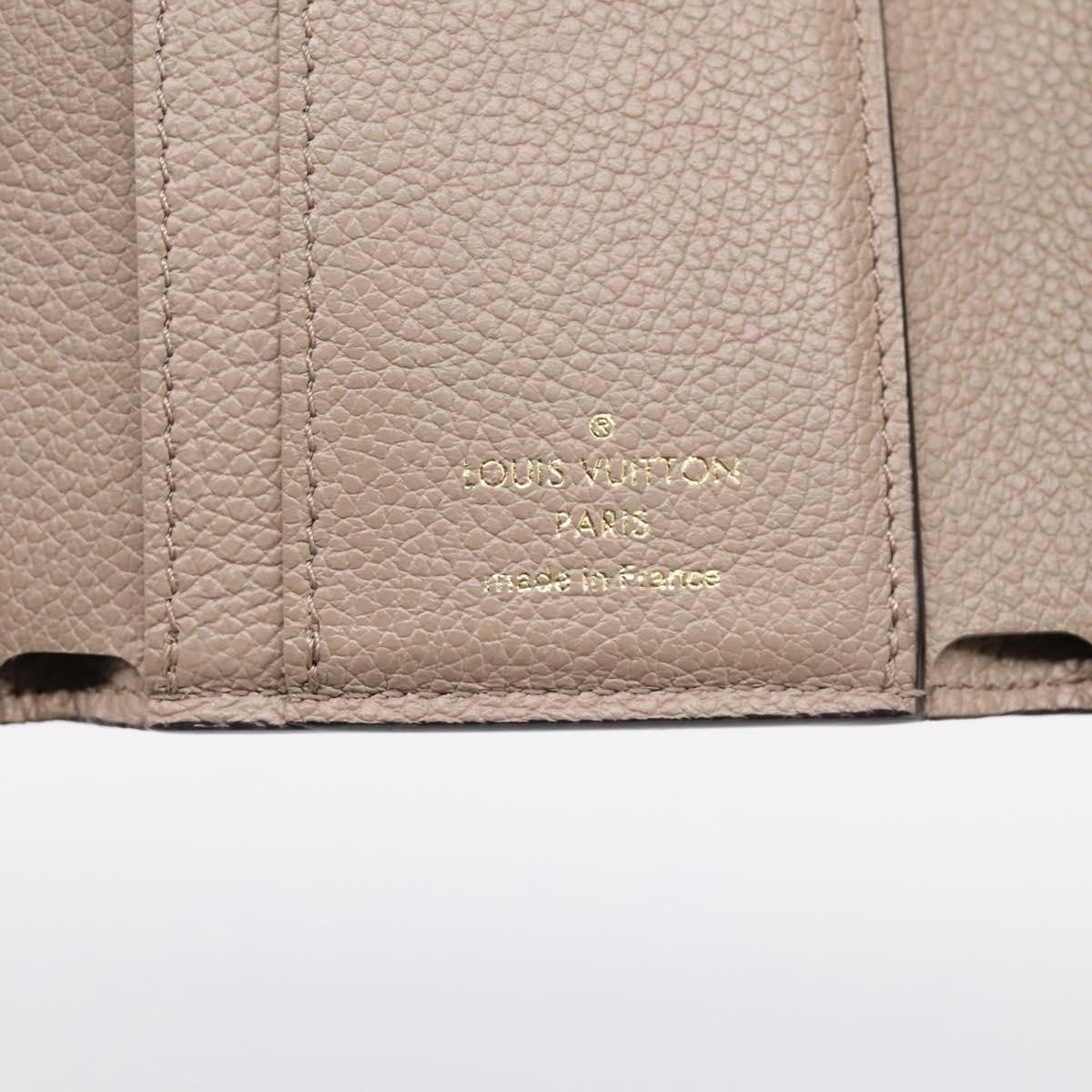 Louis Vuitton Zoe Monogram Empreinte Leather, Beige, Leather, Wallet