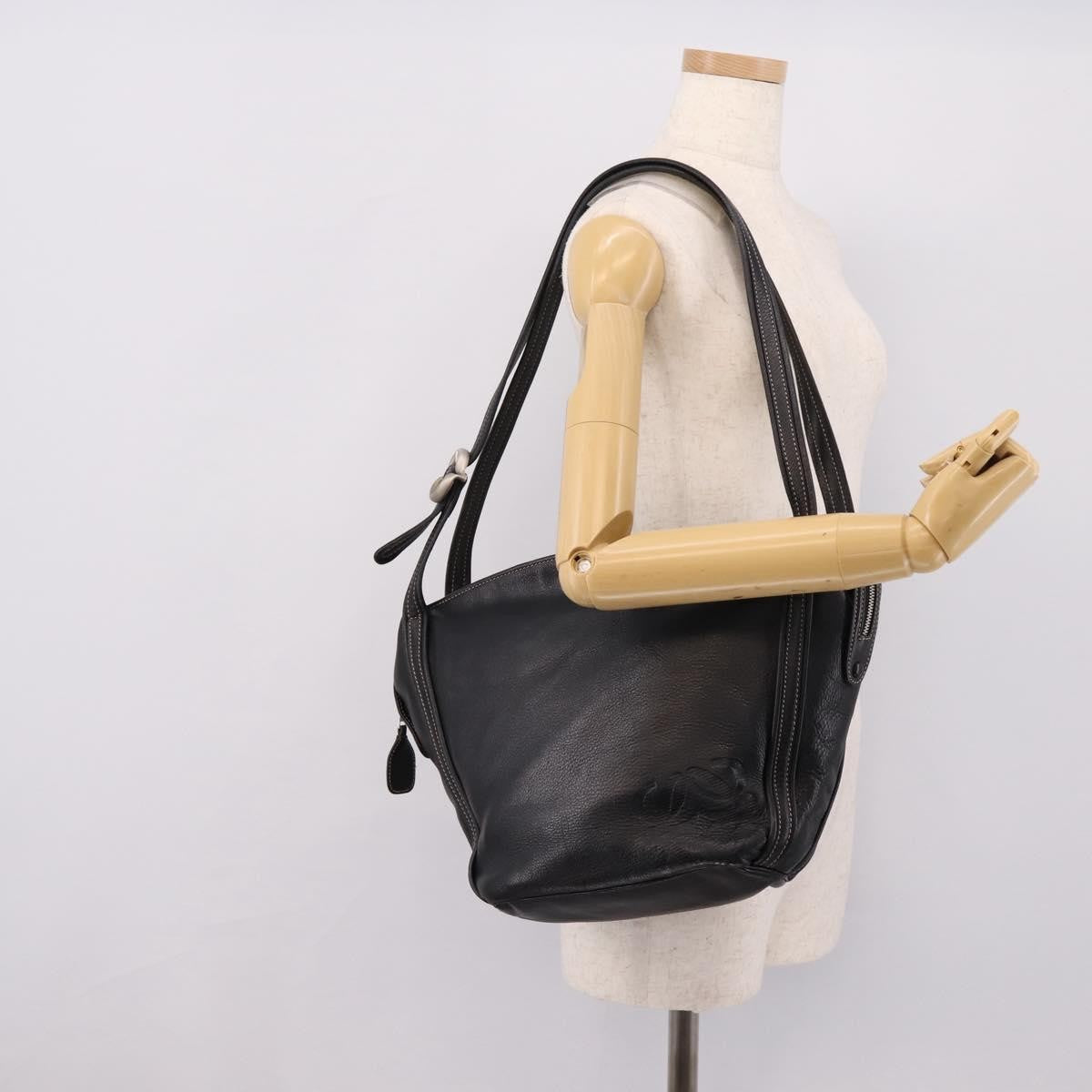 Loewe Shoulder bag Leather, Black, Leather, Shoulder Bag