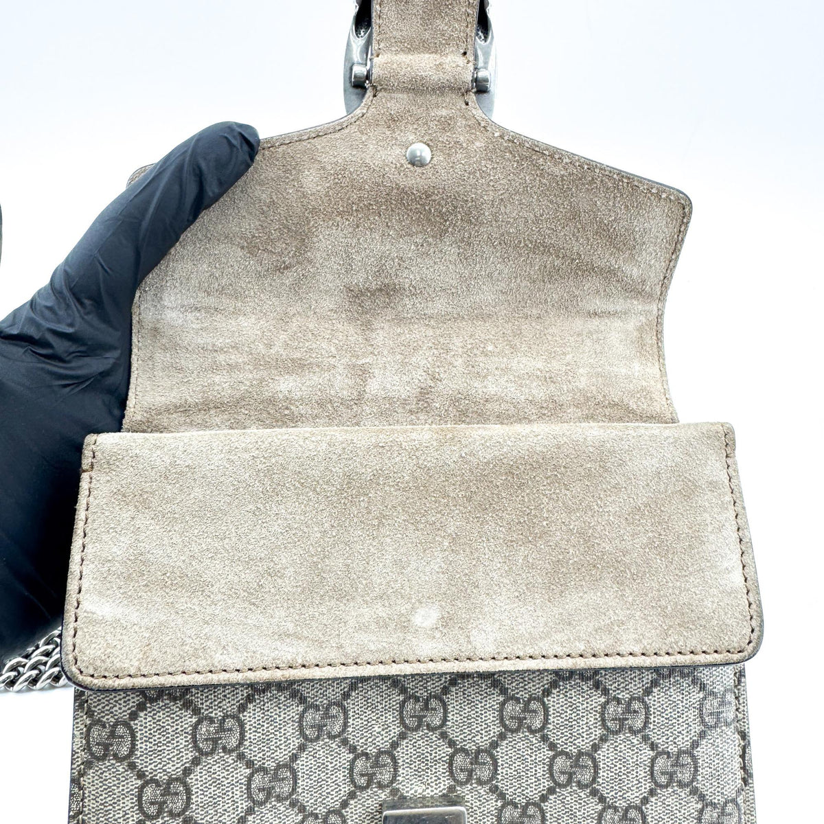 Gucci Dionysus GG Coated Canvas, Brown, Canvas, Handbag