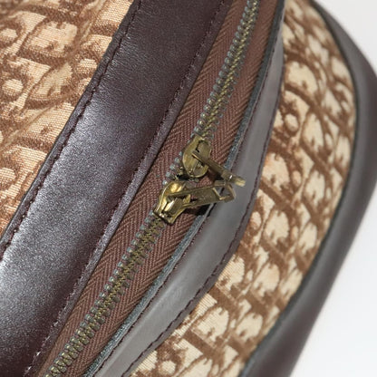 Christian Dior Vintage Trotter Street Chic Pocket Hobo Diorissimo Canvas, Brown, Canvas, Shoulder Bag
