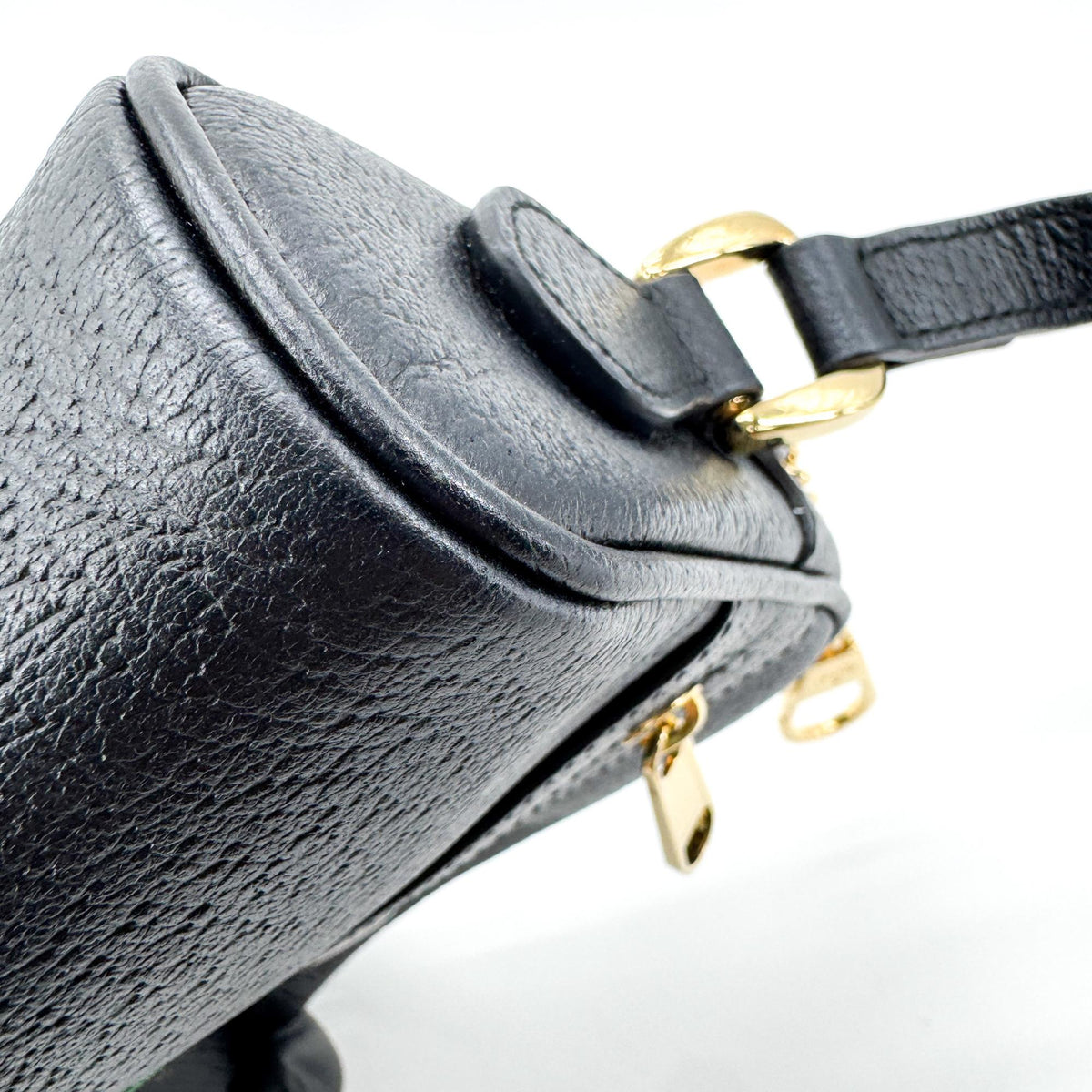 Gucci Ophidia Leather, Black, Leather, Shoulder Bag