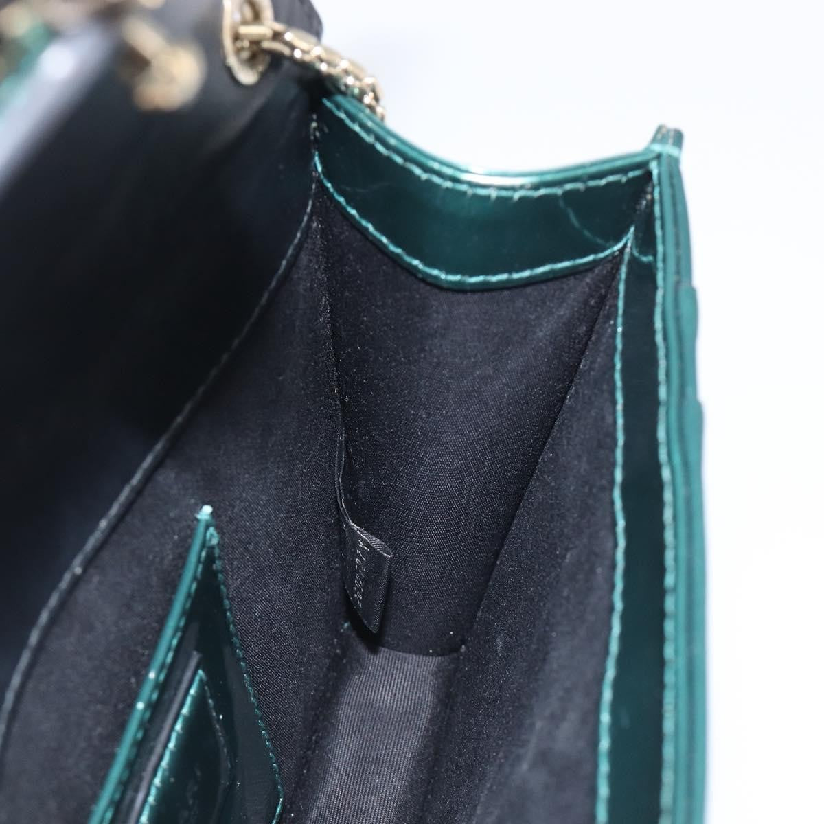Bvlgari Serpenti Forever Patent, Green, Patent Leather, Shoulder Bag
