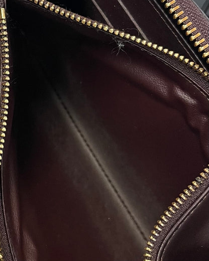 Louis Vuitton Zippy Organizer Epi Leather, Burgundy, Leather, Wallet