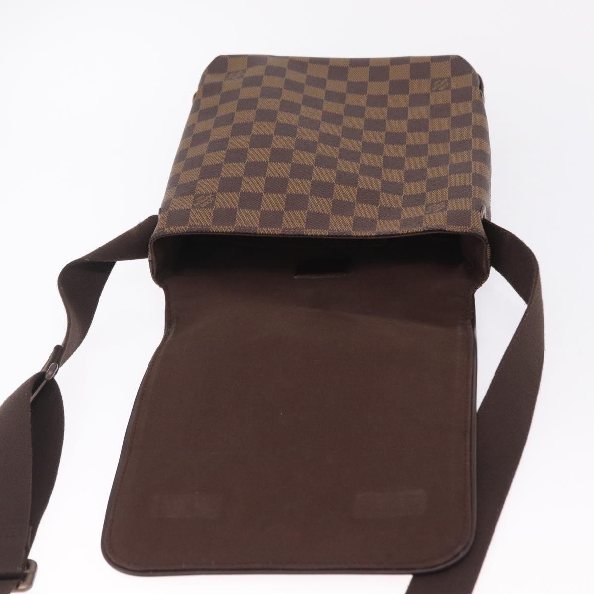 Louis Vuitton Brooklyn Damier, Brown, Canvas, Shoulder Bag