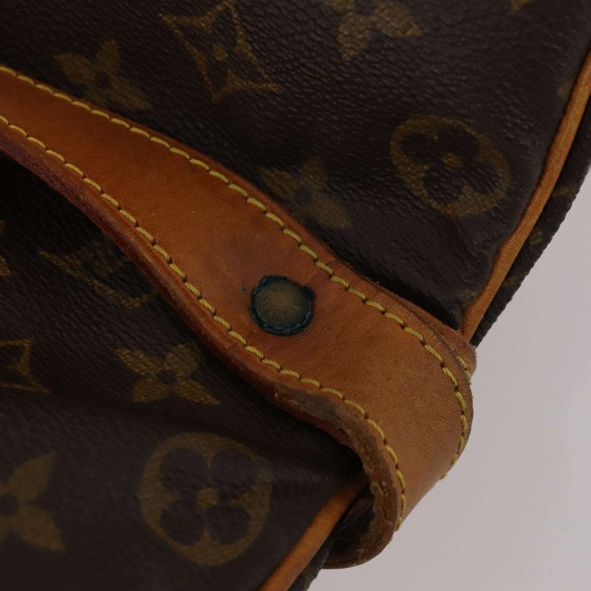 Louis Vuitton Saumur Monogram Canvas, Brown, Canvas, Shoulder Bag