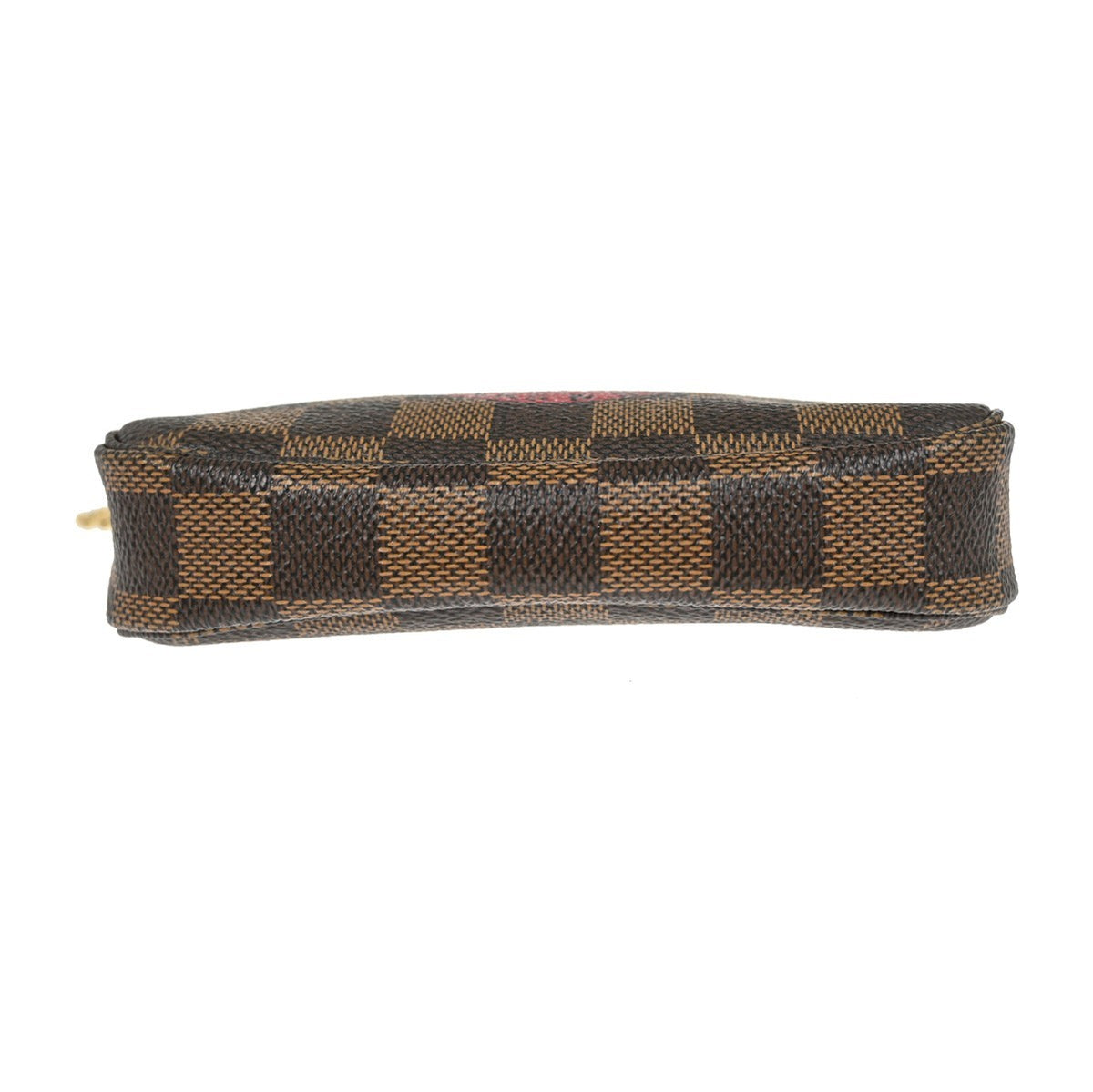 Louis Vuitton Mini pochette accessoires Damier Canvas, Brown, Canvas, Clutch