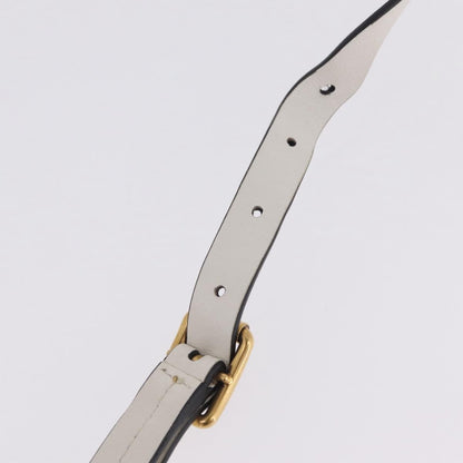 Miu Miu Grace Lux Leather, White, Leather, Shoulder Bag