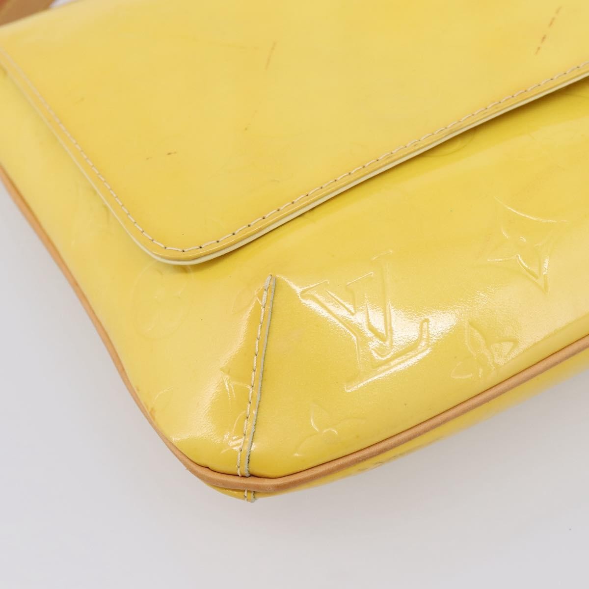 Louis Vuitton Thompson Street Monogram Vernis, Yellow, Patent Leather, Shoulder Bag