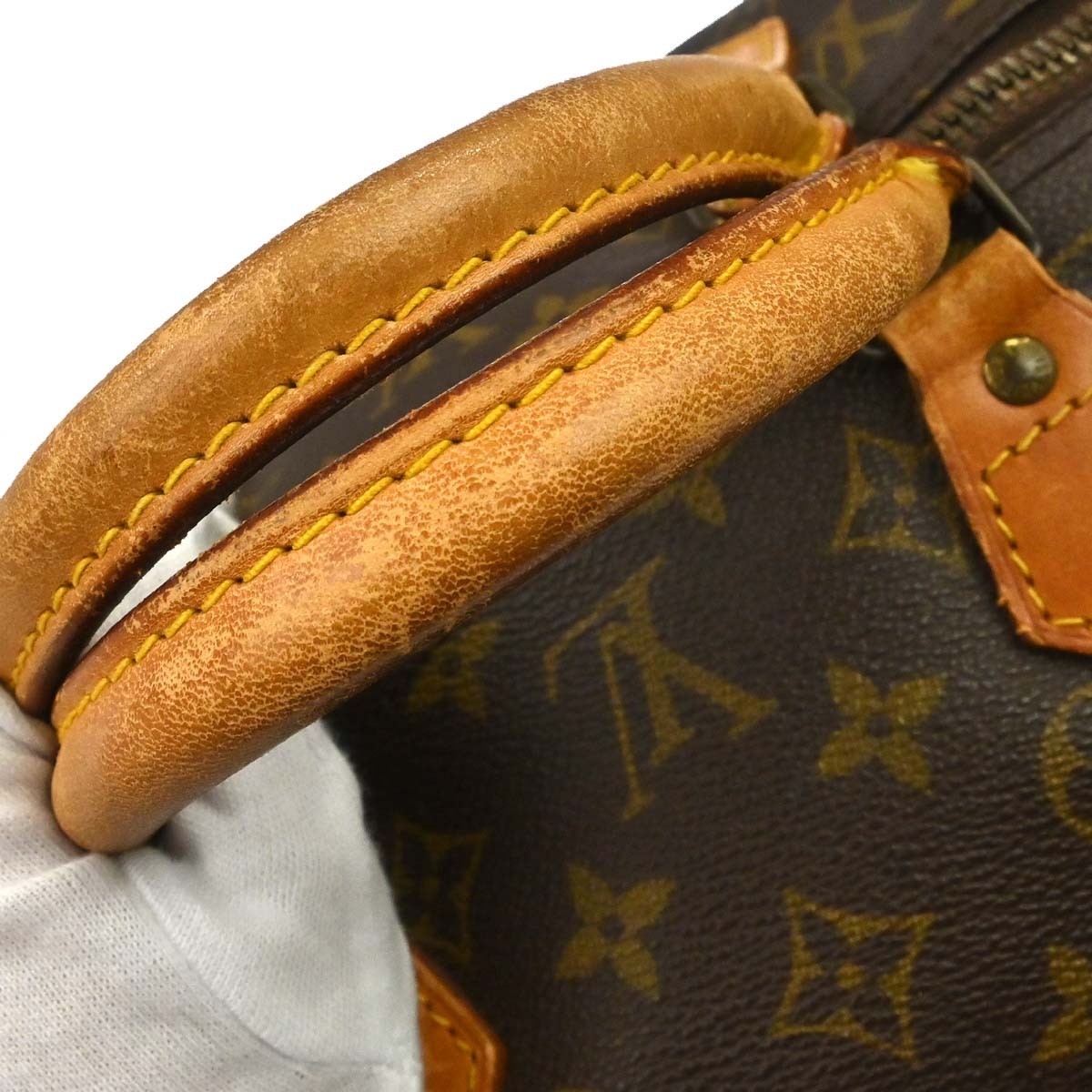 Louis Vuitton Speedy Monogram, Brown, Canvas, Handbag