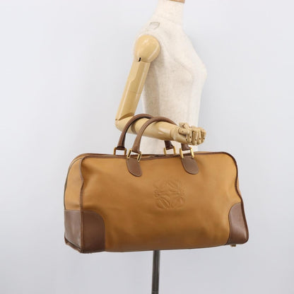 Loewe Amazona Leather, Beige, Leather, Handbag