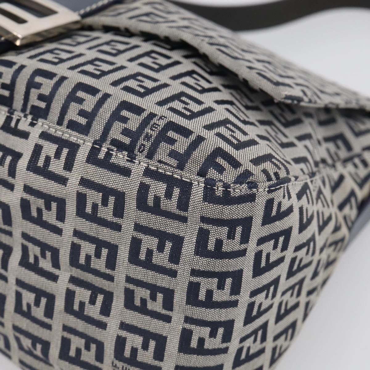 Fendi Fendi mamma baguette Monogram Canvas, Navy, Canvas, Handbag
