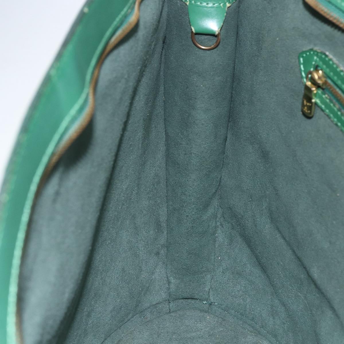 Louis Vuitton Saint Jacques Handbag Epi Leather, GREEN, LEATHER, Shoulder bag