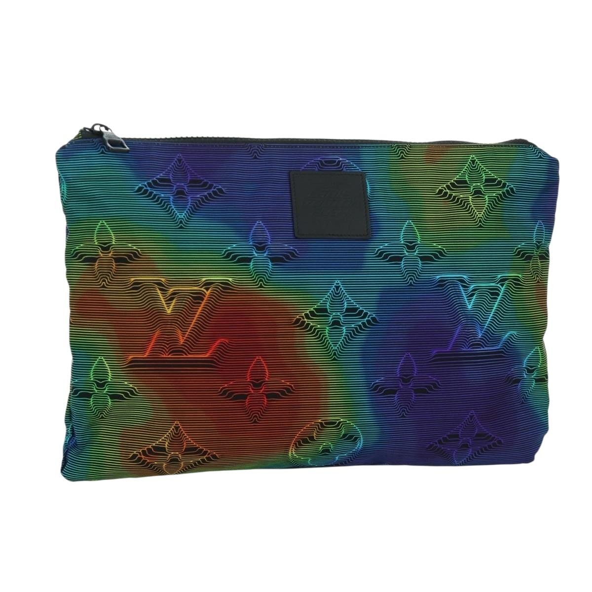 Louis Vuitton Reversible Limited Edition 2054 Monogram Textile, Multicolour, Nylon, Clutch