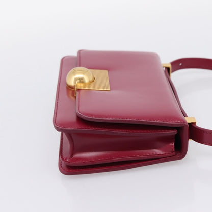 Bottega Veneta BV Classic Smooth Calfskin, Burgundy, Leather, Shoulder Bag