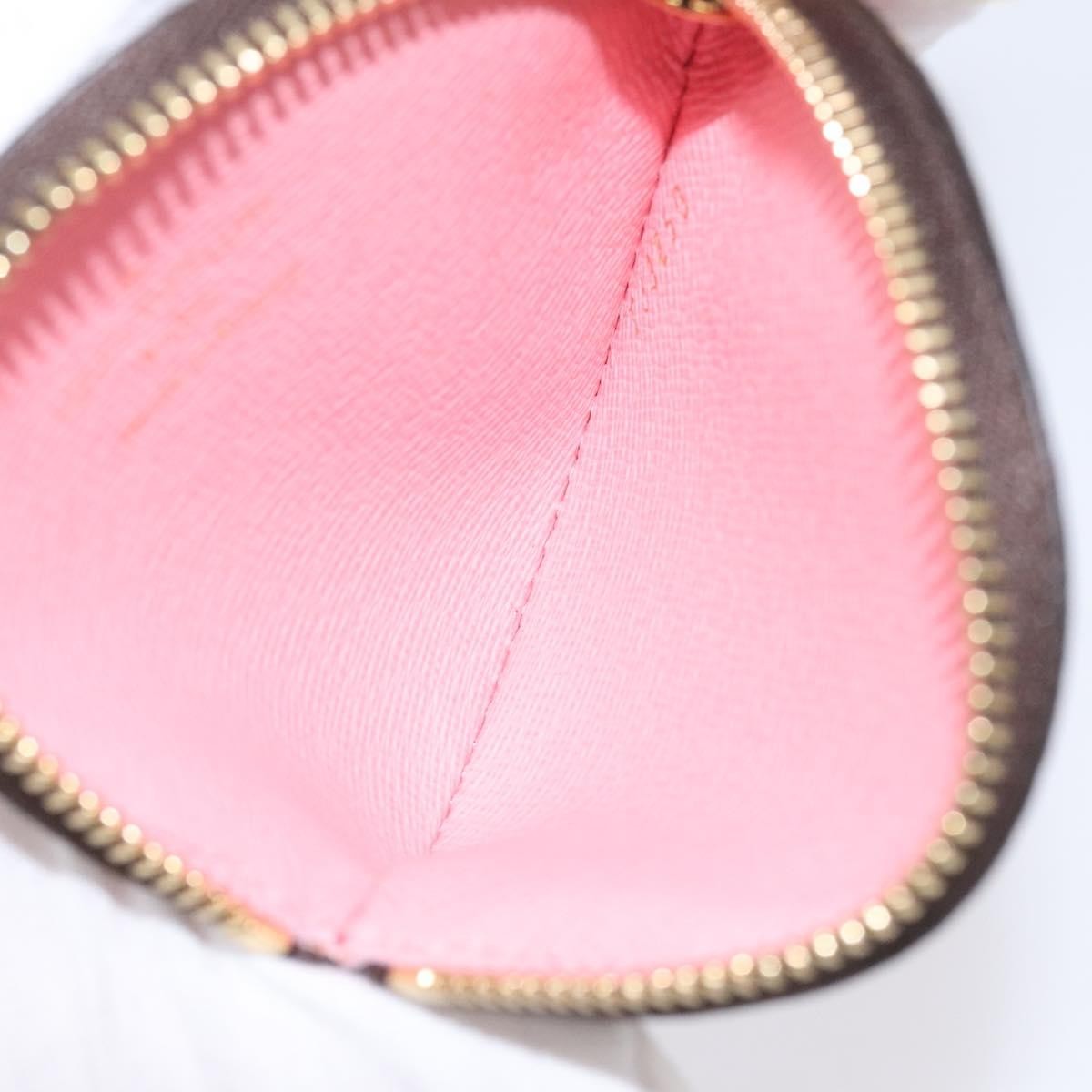 Louis Vuitton Round Coin Purse Limited Edition Vivienne Xmas Monogram Canvas, Multicolour, Canvas, Wallet