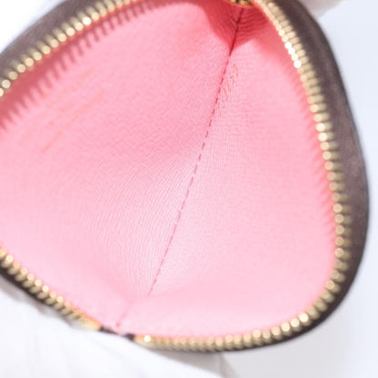 Louis Vuitton Round Coin Purse Limited Edition Vivienne Xmas Monogram Canvas, Multicolour, Canvas, Wallet