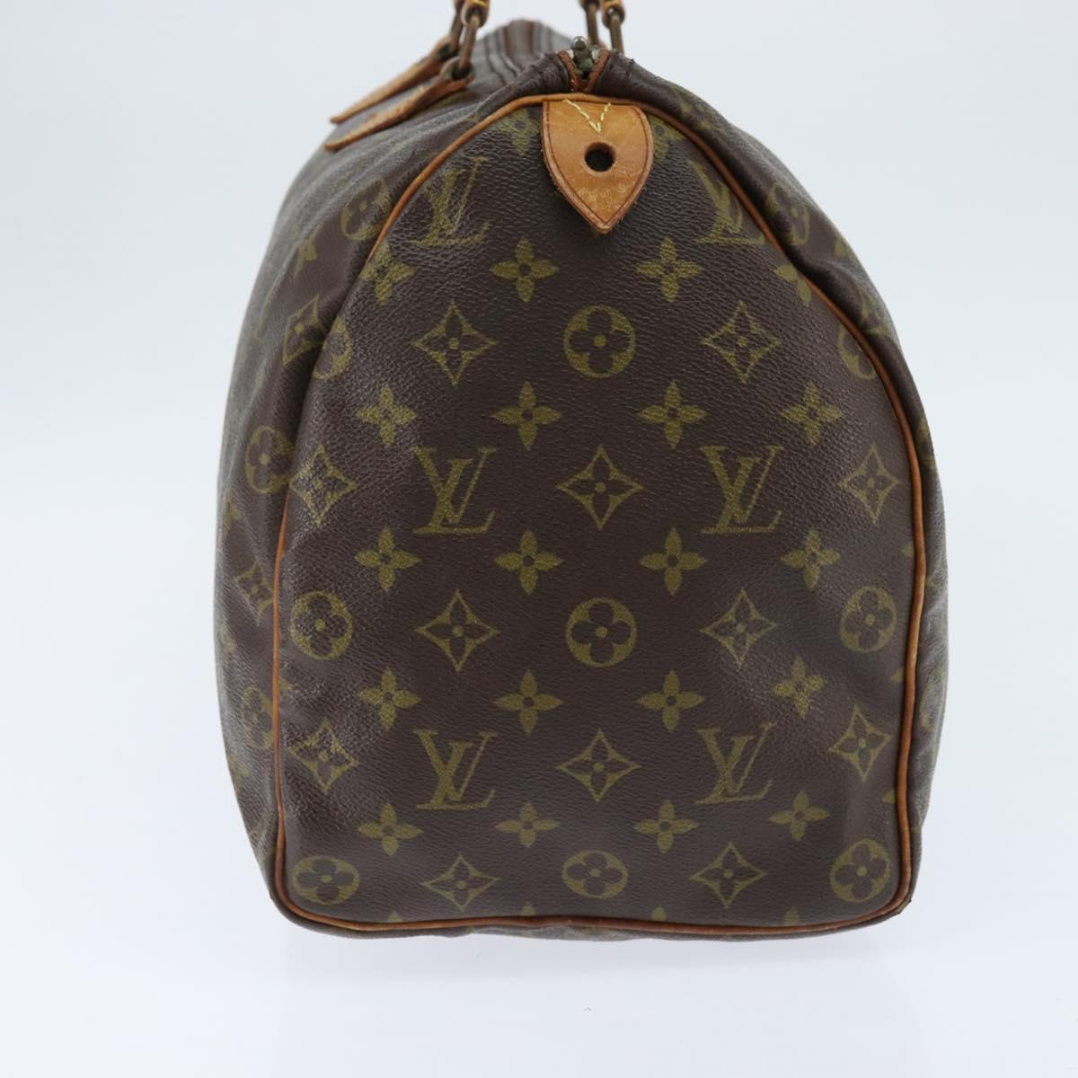 Louis Vuitton Speedy Handbag Monogram Canvas, BROWN, CANVAS, Handbag