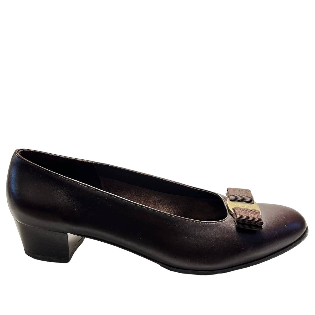 Salvatore Ferragamo Pumps 9 US Brown