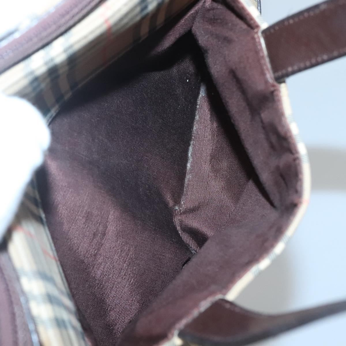 Burberry Nova Check Tote canvas check pattern, Beige, Canvas, Handbag