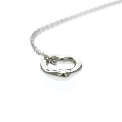 Tiffany & Co. Elsa Peretti Open Heart Pendant Platinum, Silver, Platinum, Necklace
