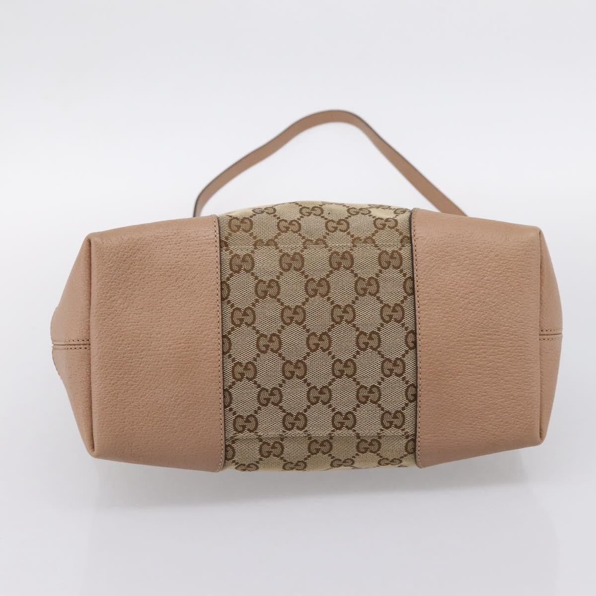 Gucci Bree Convertible Top Handle GG Canvas with Leather, Beige, Canvas, Handbag
